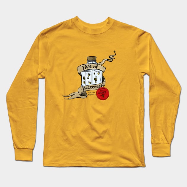 Jar of Bees Long Sleeve T-Shirt by manicgremlin